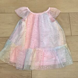 Pastel Rainbow Tulle Dress